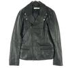 1 To 10 People Long Sleeve Leather Double Riders Jacket L Sheep Leather Men's Used