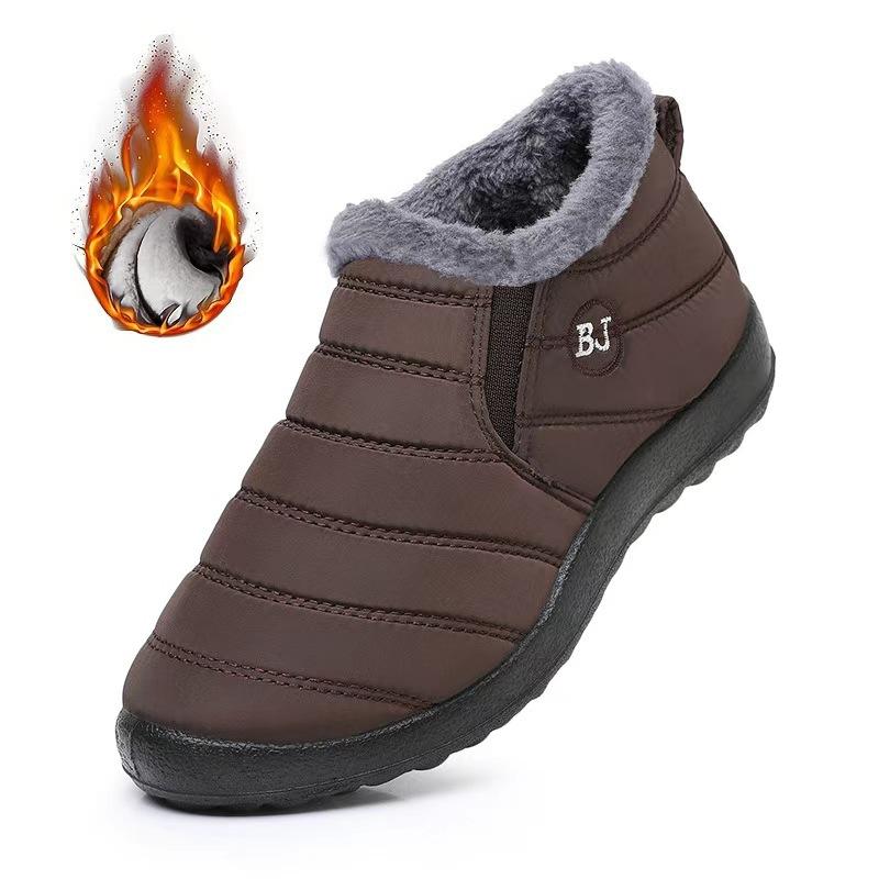 Fleece und verdickte BJ Schneestiefel, ein neuer leichter und bequemer Baumwollstiefel für den Direktverkauf im Winter.