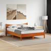 Vidaxl Bed Frame Without Mattress, Waxed Brown, 160X200 Cm, Solid Pine
