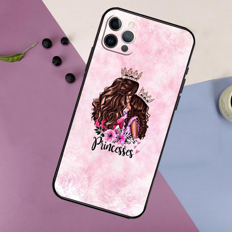 Beautiful Mother Daughter Son Phone Case For iPhone 16 15 14 13 11 12 17 Pro Max mini 15 16 Plus 16e 17 Air Bumper Cover