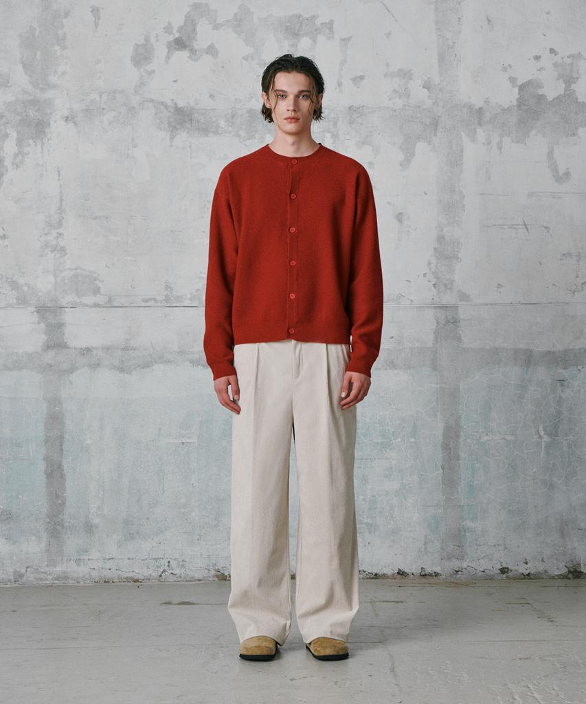GLW Comfort Elastic Corduroy Pants Cream