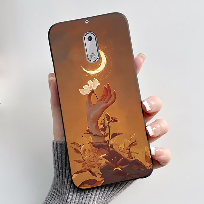 For Nokia 6 New Fashionable Simple Black Phone Case For Nokia 6.1 Plus/Nokia X6 Soft Anti-Scratch Bumper Cute Rabbit Lamp Shell