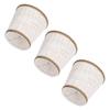 3Pcs Small Lamp Shades Hand Crafted Exquisite Soft Lightweight Dustproof High Luminousness Table