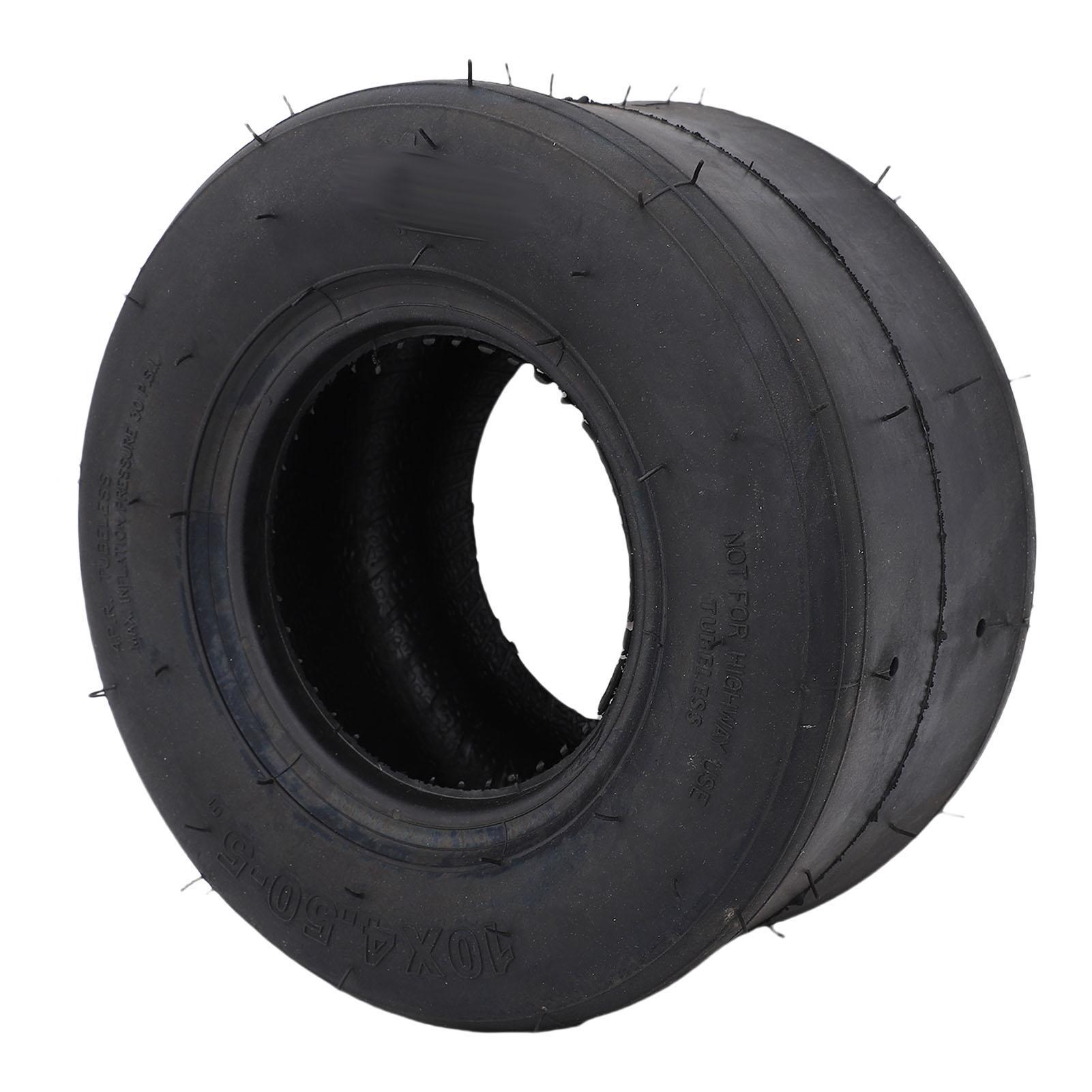 Pneumatico Slick Tubeless 10x4.50 5 4 Pli Gomma Antiesplosione Pneumatico Slick Tubeless per Trike da Drift e Go Kart