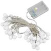 6M 40LED Kugel Lichterkette 2 Modi Wasserdicht Hochzeit Dekorative Lichterkette für Garten Schlafzimmer