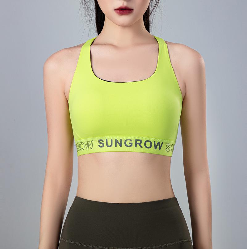 Женский высокоинтенсивный ударопрочный жилет для бега - Быстросохнущий, поддерживающий спортивный бюстгальтер для йоги XL