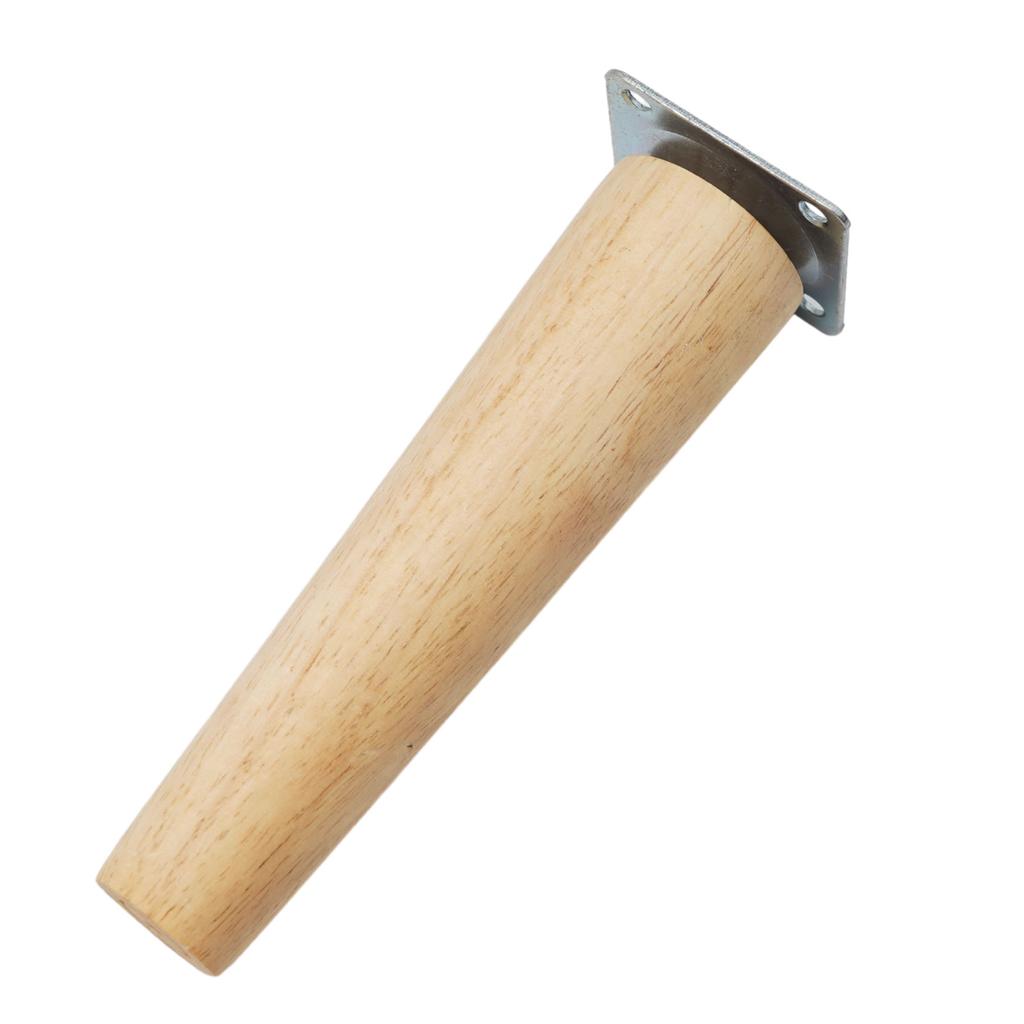 Furniture Casters Furniture Legs Furniture Casters 4 Protective Pads 4mounting Plates Gray Wood+iron 15cm 16 Screws.