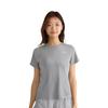 Under Armour Tech Loose Fit Crew Neck Short Sleeve T-Shirt Women Tops Modern-Gray 1389852-011
