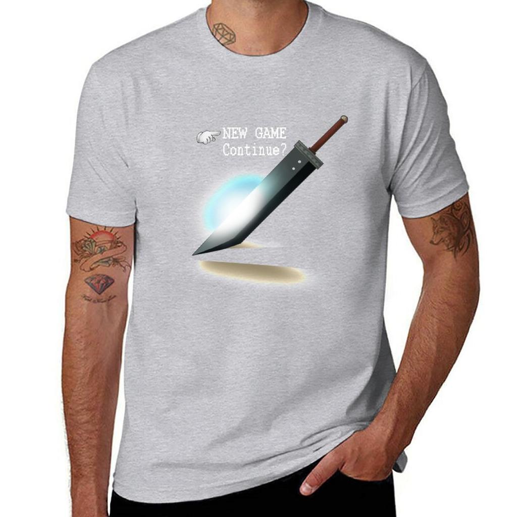 New Game  Continue TShirt summer tops quickdrying Mens t shirts
