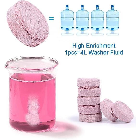 5/10/20Pcs Car Windshield Solid Cleaner Effervescent Tablets Car Washer Agent Universal Glass Washer Dust Soot Auto