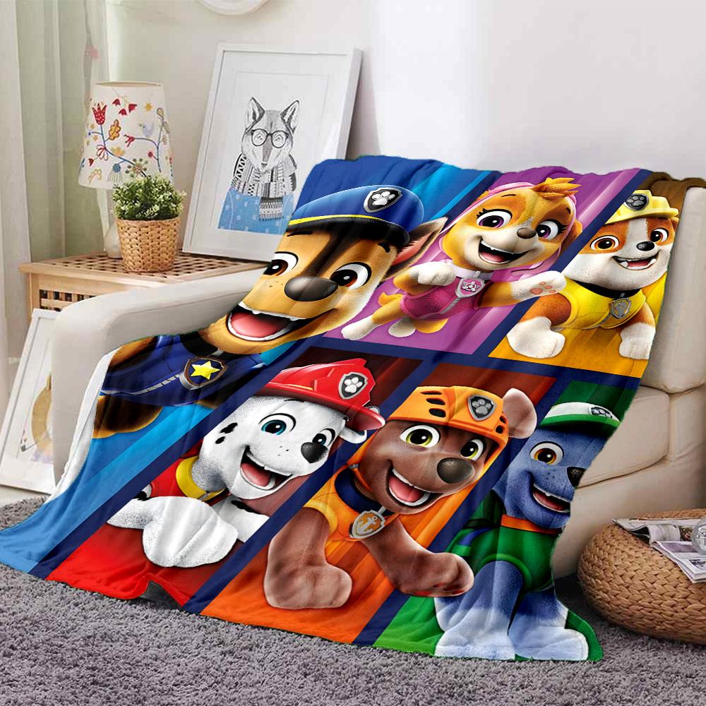 1pc Paw Paw7 Blanket, Gift, for Men and Women, Soft Blanket, Good for Sofa Bed Couch Travel, Lightweight Flannel Blanket