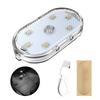 Car Ambient Light Enhance Car's Ambience with 7 Colors Rgb Automotive Light Self-adhesive Magnetic Suction Usb Rechargeable