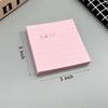 Lined Pop Up Sticky Note 3x3 inch, 6 Pack Accodian Stlye Self-Sticky Notes with Lines, Light Green Pink Purple Color, 100 Sheet/Pad Easy Post