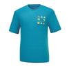 KOLPING Men'S Print Hiking Short Sleeve Round High Cool T-Shirt Gilgit Kpt0526M