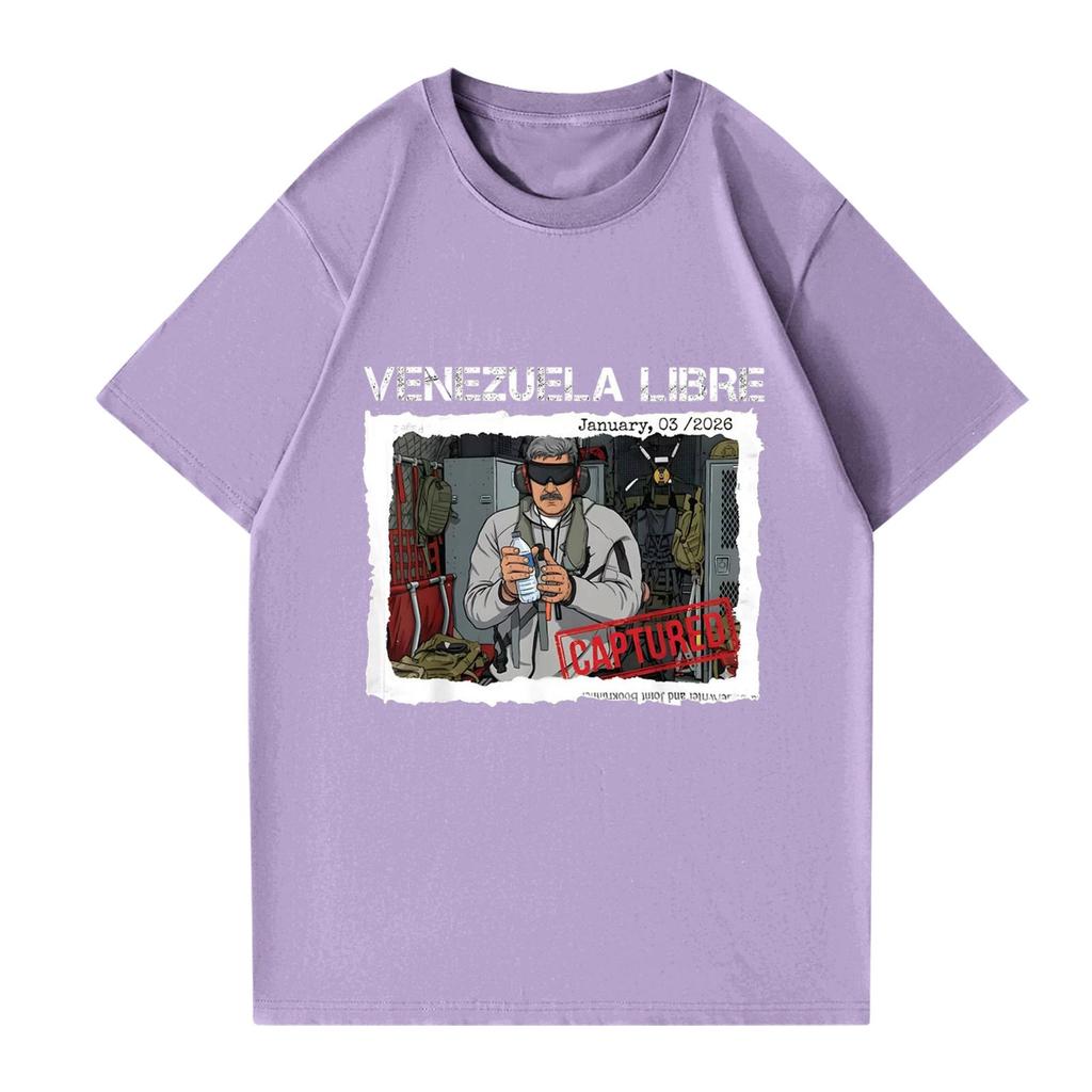 Modisches rundhalsiges lässiges bedrucktes kurzärmeliges T-Shirt Top für Damen und Herren