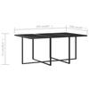 11 Piece Garden Dining Set with Cushions Poly Rattan Gray