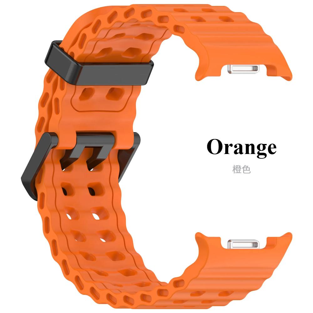 Cinturino Marine per Samsung Galaxy Watch 8 Classic 46mm Cinturino Sportivo in Silicone per Galaxy Watch 8 40mm 44mm Accessori Cinturino Braccialetto