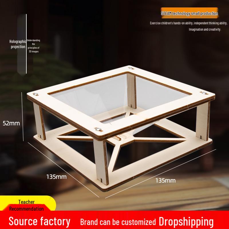 Children's DIY 3D Holographic Pyramid Kit - Fun & Educational STEM Project