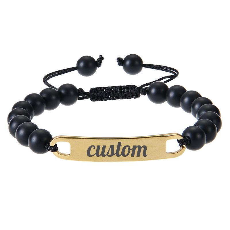 

JYL TS Bracelet Zodiac Planet Beads Aligns Celestial Energy & Destiny frosted морква помаранчевий колір