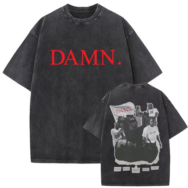 

Limited Rapper Kendrick Lamar They Not Like Us Washed Vintage Tshirt Summer Unisex Women Hip Hop Oversized Street Crewneck T Shirt M