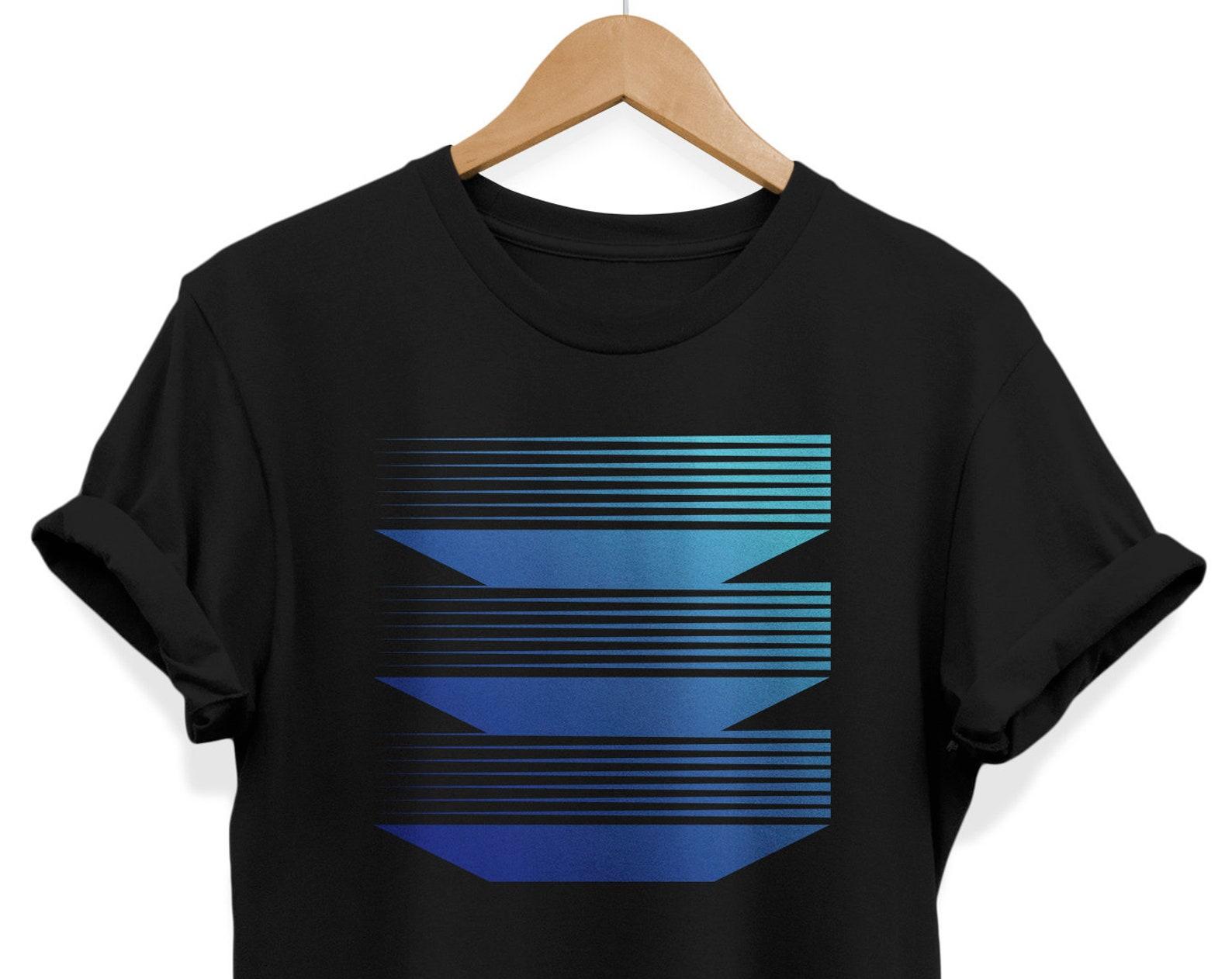 Geometric Shapes T-shirt: Minimalist Abstract Art Graphic Tee 2XL