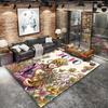 Jojos Bizarre Adventure Teppich Teppich für Wohnzimmer Schlafzimmer Zuhause Sofa Dekoration Kinder Spielen Rutschfeste Bodenmatte