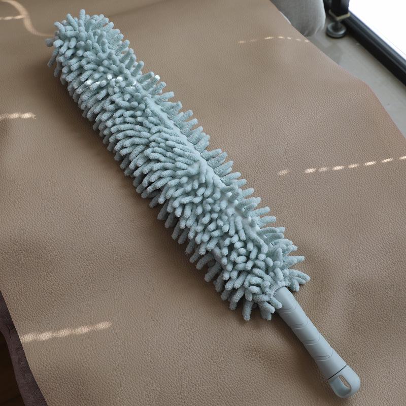 Telescopic Chenille Feather Duster for Ceiling, Gaps, and Spider Web Cleaning