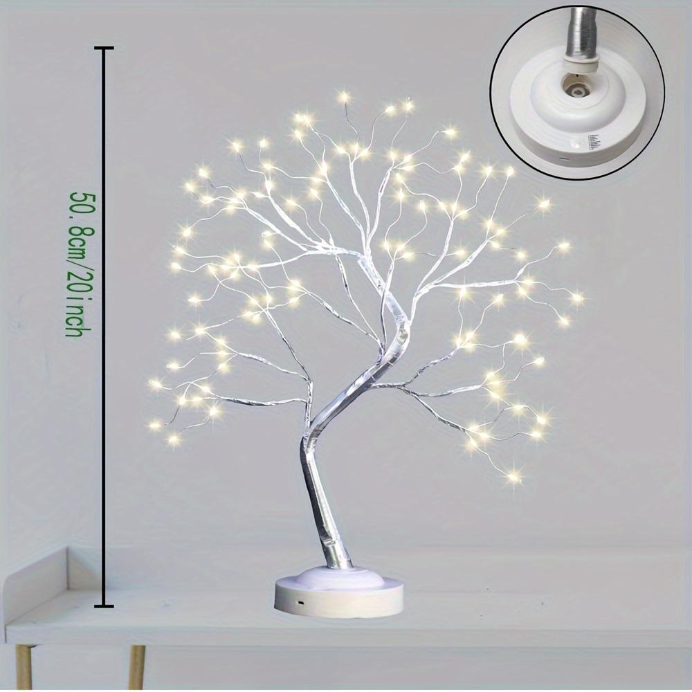 Tabletop Bonsai Tree Lights, DIY LED Artificial Tree Lamp, Battery/USB Operated Night Light for Room Decor, Home Decor, Bedroom, Wedding