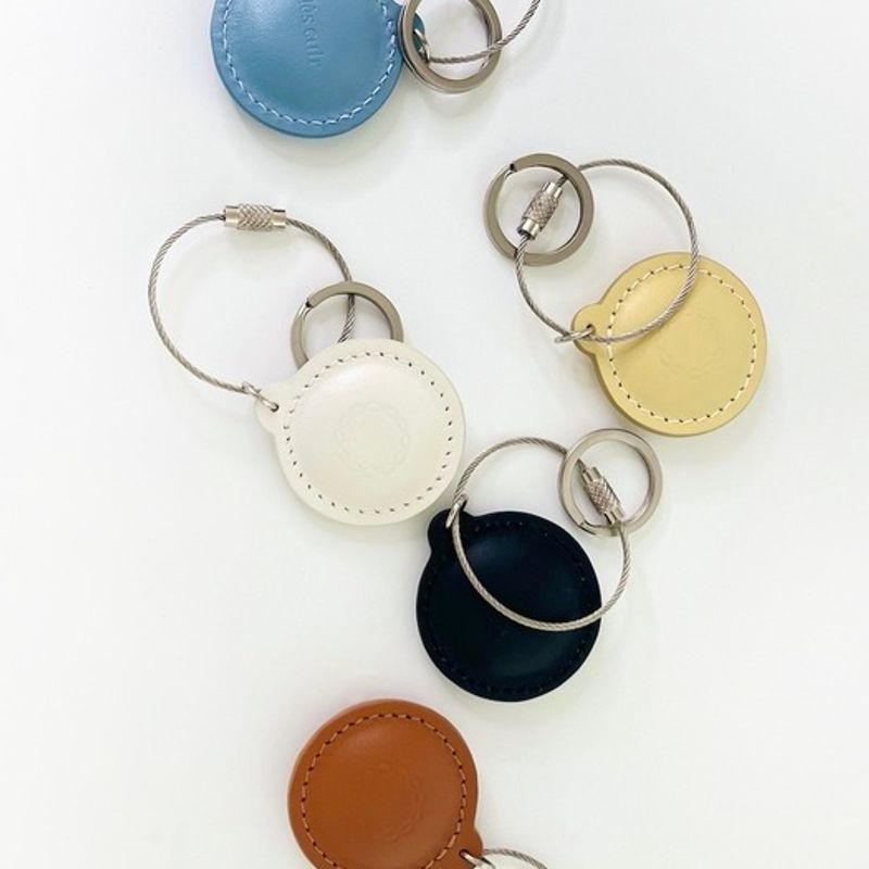 

Leather Symbol keyring (5 colors) Tan