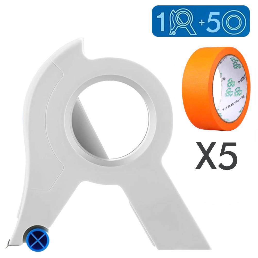 New Painter Masking Tape Applicator Dispenser Machine Adhesive Tape with Tape Cutting Tool for Repair and Beautify Crack in Tile
