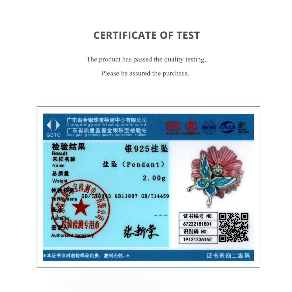 BAMOER 925 argint sterling flori și păsări mărgele fluture brelocuri pentru femei Brățară și brățară originale Proces de email bijuterii fine