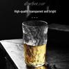 ZISIZ Glacier Pattern Glassware Set