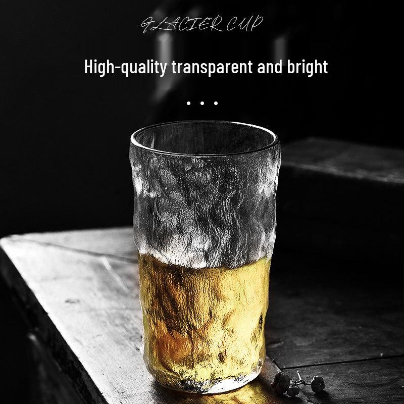 ZISIZ Glacier Pattern Glassware Set