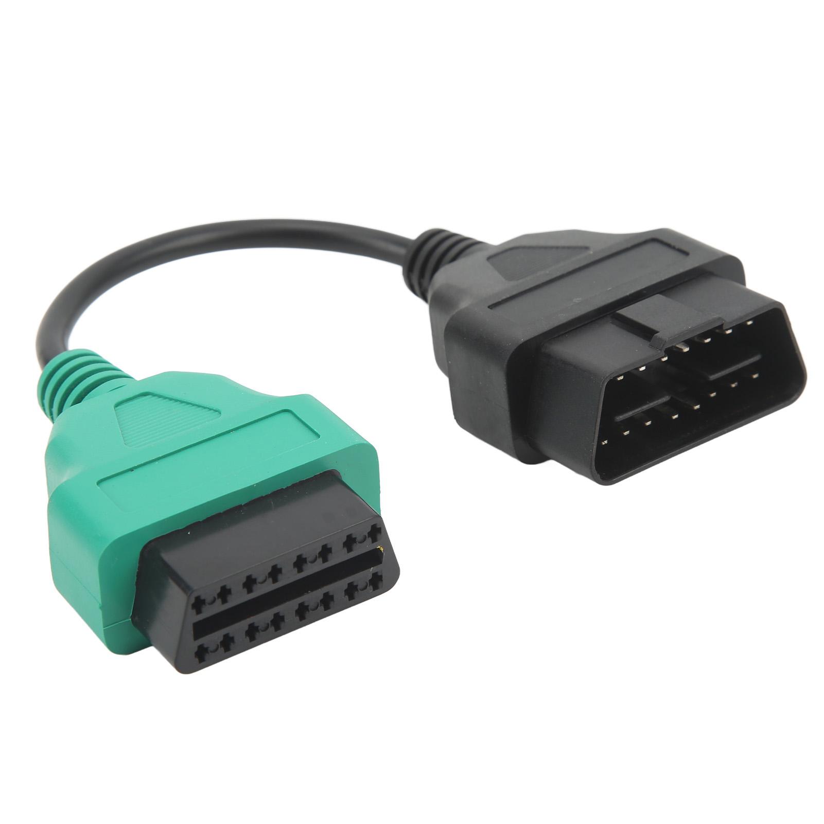 

Кабель сканера гидроусилителя руля Зеленый ABS OBD2 Диагностический кабель Замена для инструмента Fiat ECU Scan Зеленый зелёный