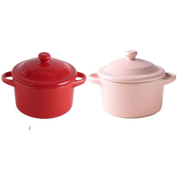 Microwave & Oven Safe Ceramic Stew Pot with Lid