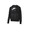 Women's Casual Sports Logo Pullover Hoodie In Black