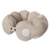 Adjustable Inflatable Travel Neck Pillow Ergonomic Integrated U Shaped Pillow Soft Cervical Orthopedic Airplane Neck Pillow