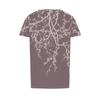 Women's Summer Fashion Casual Pleated Round Neck Print Short Sleeve T-Shirt Top