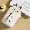 Wall-Mounted Paper Drawer Box Rectangular Towel Storage Box Simple Cartoon Rabbit Tissue Box  Home