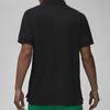 Jordan Pure Color Logo Embroidery Short Sleeve Polo Shirt Men Tops Black DZ0541-010