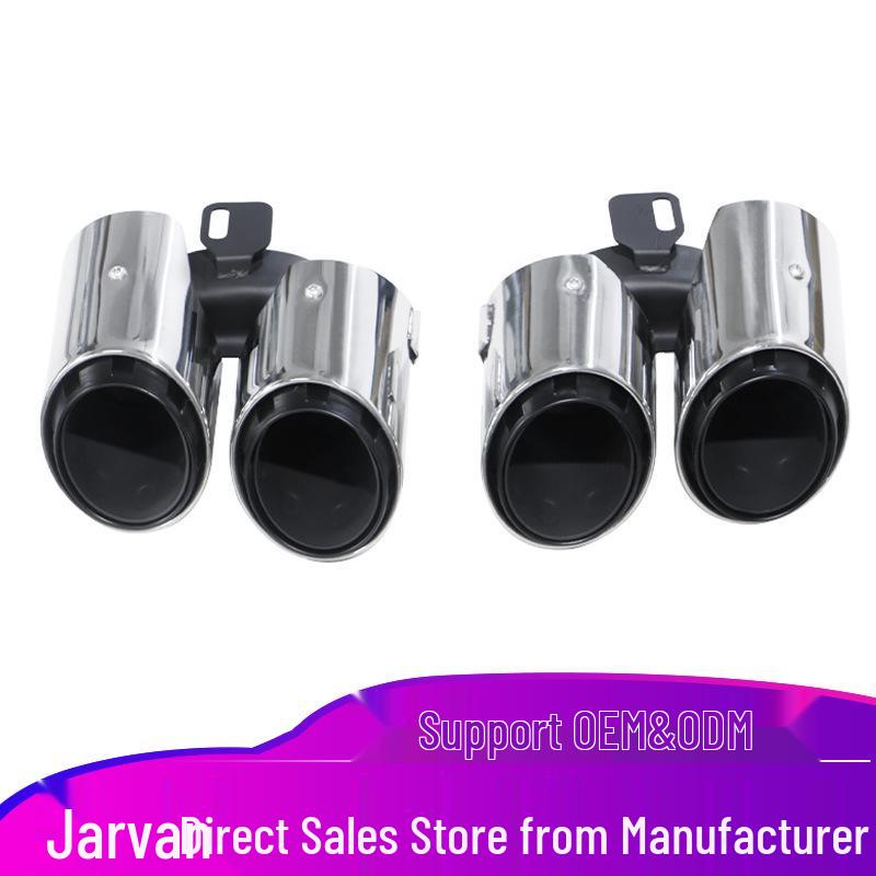 

Stainless Steel Triple-Layer Quad-Outlet Exhaust for 14-16 Porsche Cayenne/Macan/Panamera. Modified Exhaust Pipe