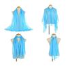 Thin Sunscreen Shawl Solid Color Shawl Silk Elegant Female Wrap Shawls  Women's Fashion