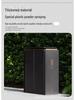 Stainless Steel Outdoor Trash Bin for Hotels, Parks, and Malls