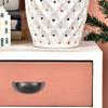 Semi-Round Cabinet Drawer Pull Handle Sleek Minimalist Design Easy Installation Multiple Colors Kitchen Bedroom Bathroom