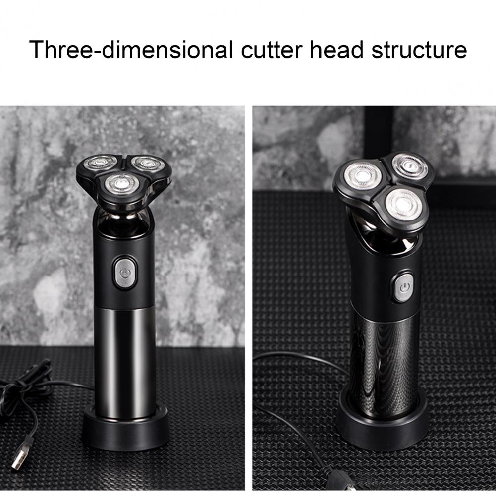 4 In 1 Rasoio Elettrico Resistente All'acqua 3 Lame Rasoio Maschile Multiuso IPX7 LCD Clipper Bagnato Asciutto Taglio per Orecchie Naso peli