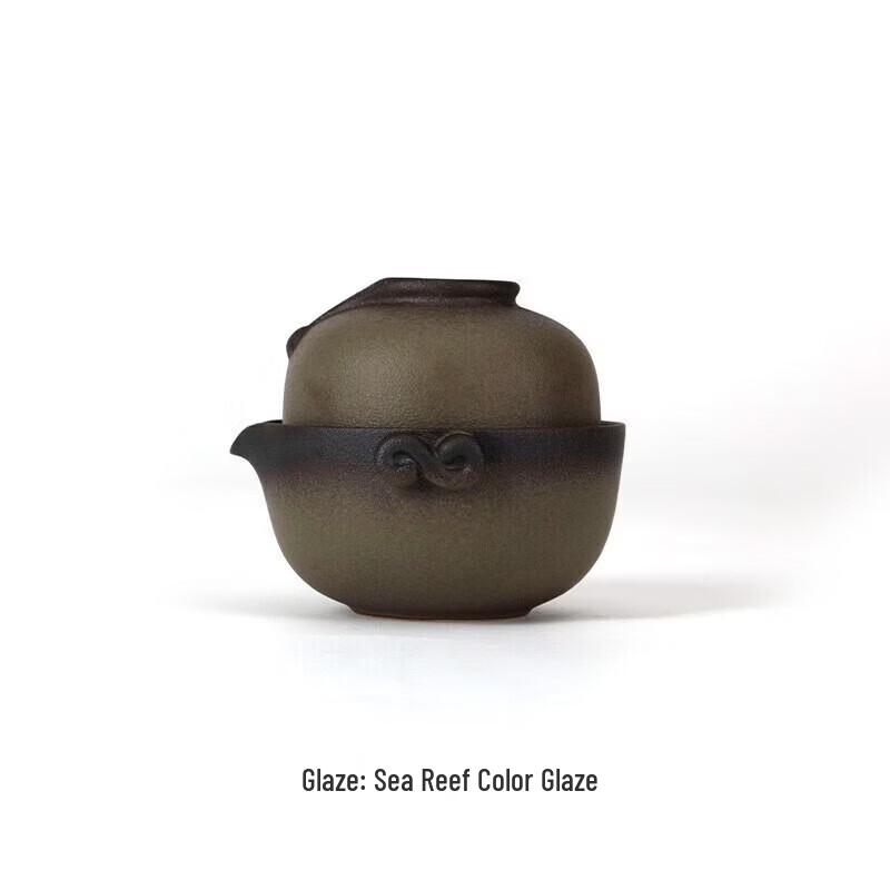 Edenus Ceramic Travel Gongfu Tea Set