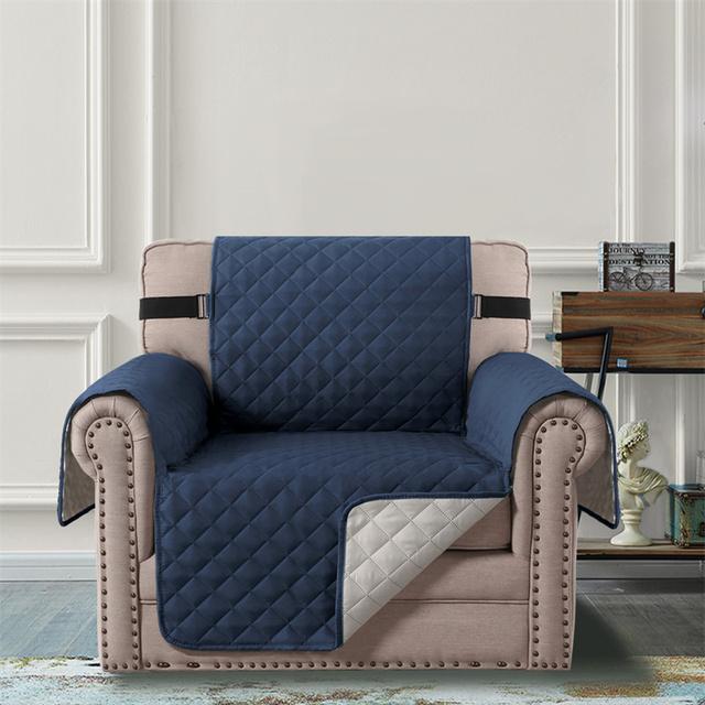 

Чехол для дивана, водонепроницаемый противоскользящий чехол для дивана для домашних животных, собак, детей, коврики для гостиной, моющиеся чехлы для диванов, однотонные чехлы 1 Seat(53cm)