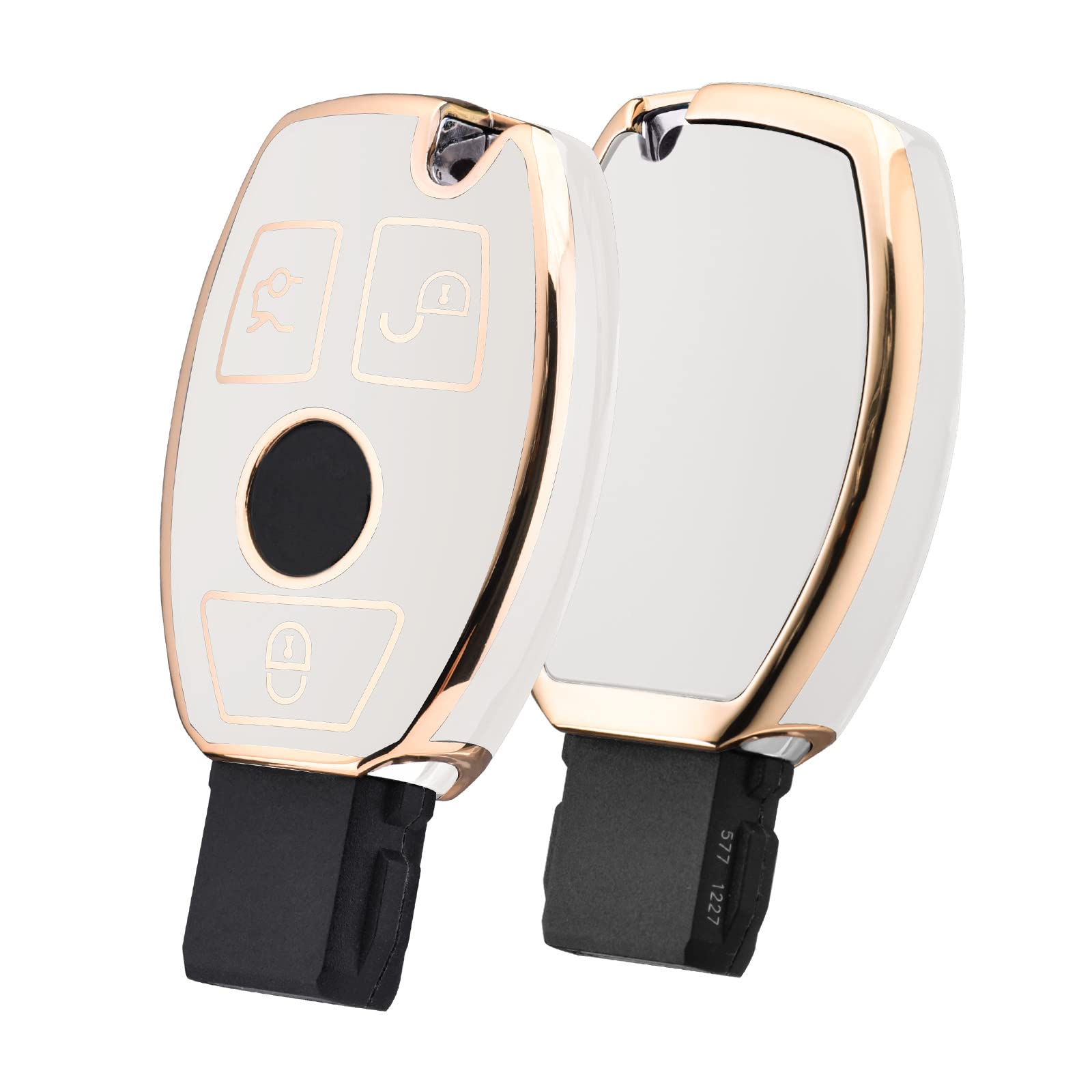 

[OATSBASF] Benz Key Case Benz Key Cover TPU 360 Degree S