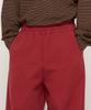 CARGOBROS Bio Cotton Curved Elastic Waist Pants (Wine)