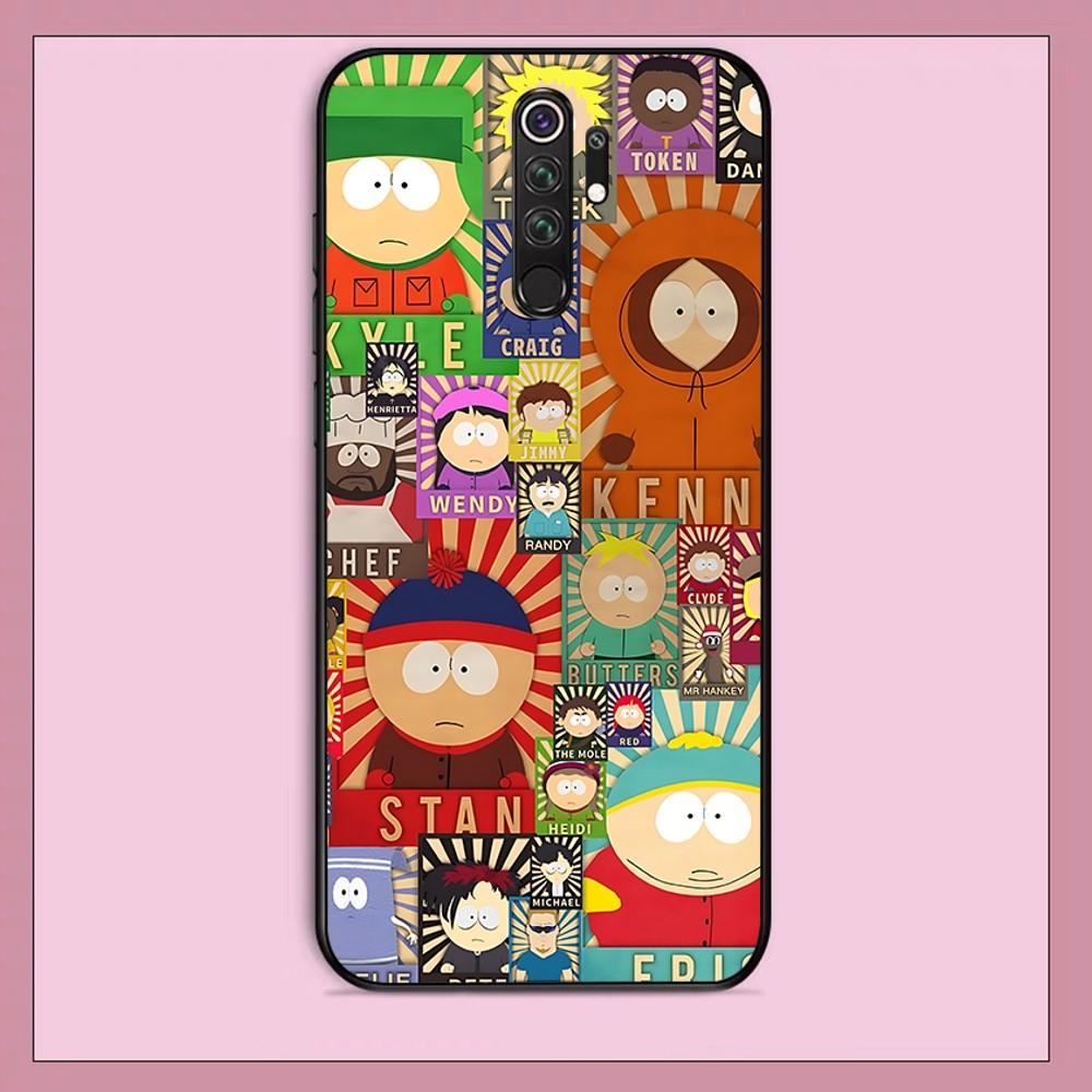 Cartoon Funny S-South-P-Park Phone Case For Redmi Note 4 X 5 A 6 7 8 T 9 9S 10 11 11S 11Epro Poco M3 Pro